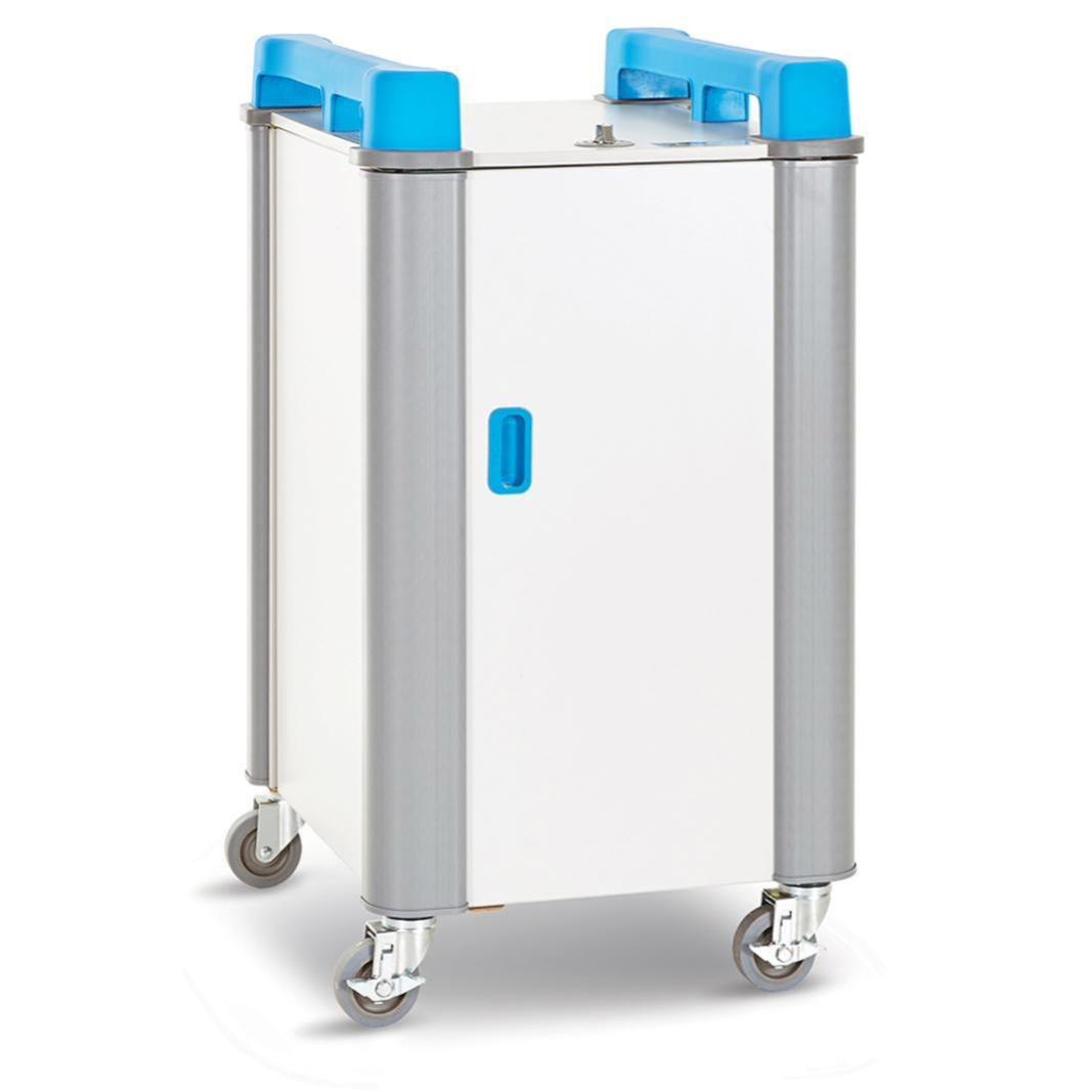 Lapcabby The' LapCabby 10 Vertical' Charges 10 Devices Up To 17" Screen Size Laptops And Chromebooks Including Protective Cases. Sliding Shelves Store Devices Vertically With Dividers And Specially Mo