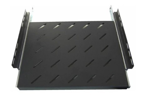 All-Rack 1U Sliding Vented Data Cabinet Shelf (650mm Deep) 