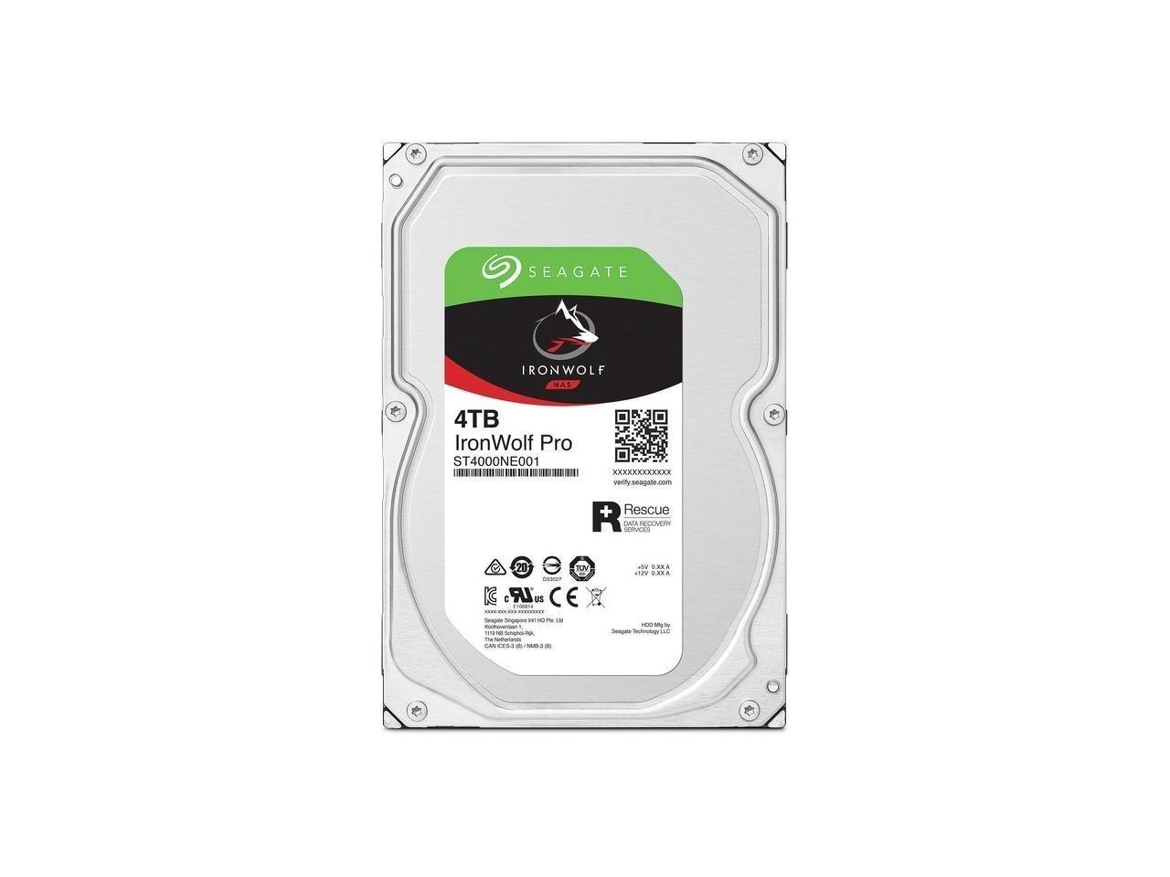 HGST Seagate St4000ne001 Ironwolf Pro 4TB Sata 256MB 7200RPM