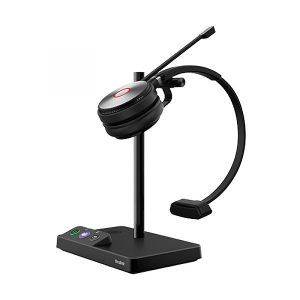 Yealink Dect Wireless (WH62) MS Mono Headset With Base