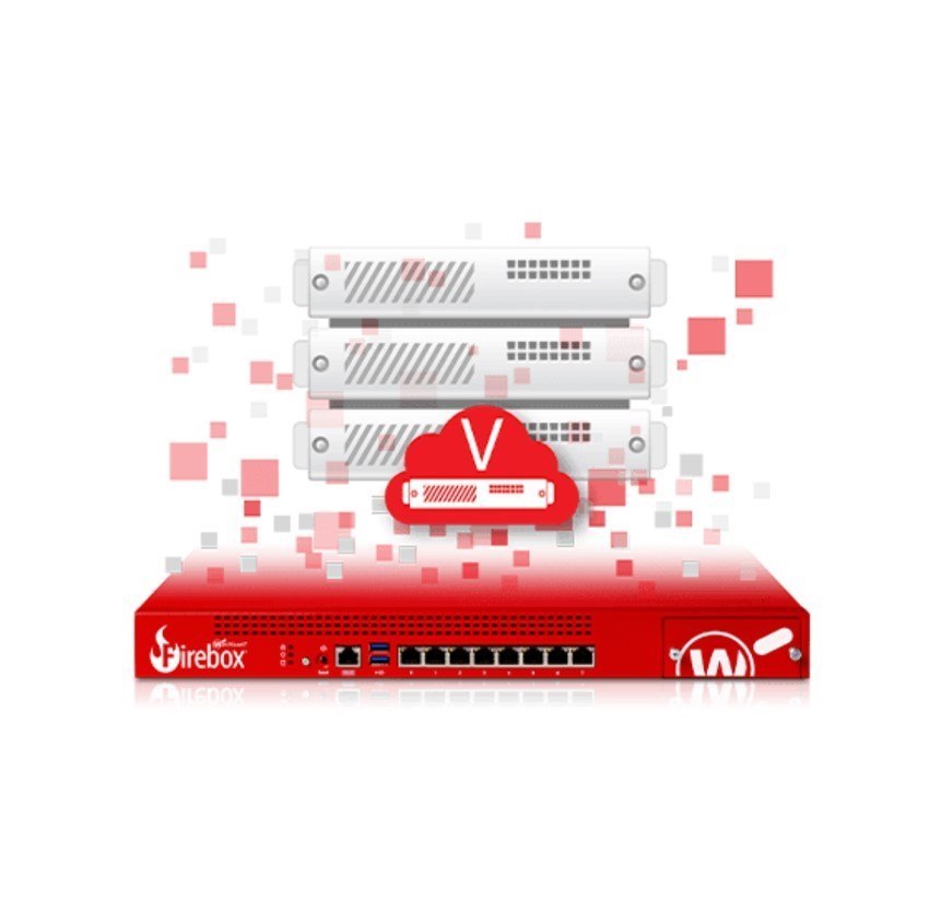 WatchGuard FireboxV Large with 1 Year Basic Security Suite + 1 Year Standard Support - License - 1 License