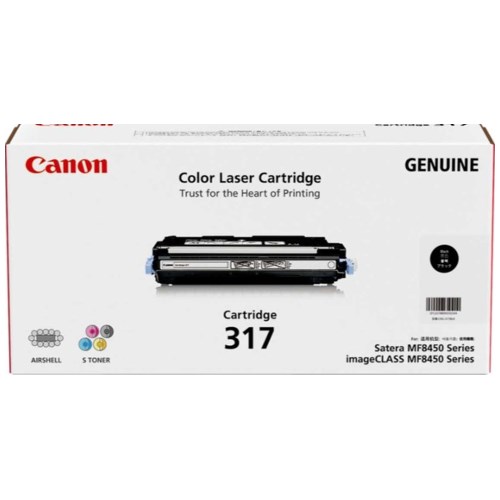 Canon CART317BK Original Laser Toner Cartridge - Black Pack