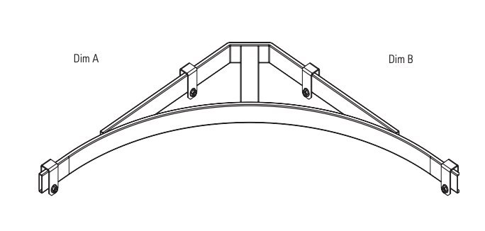 Chatsworth CORNER BRACKET 15IN BLK