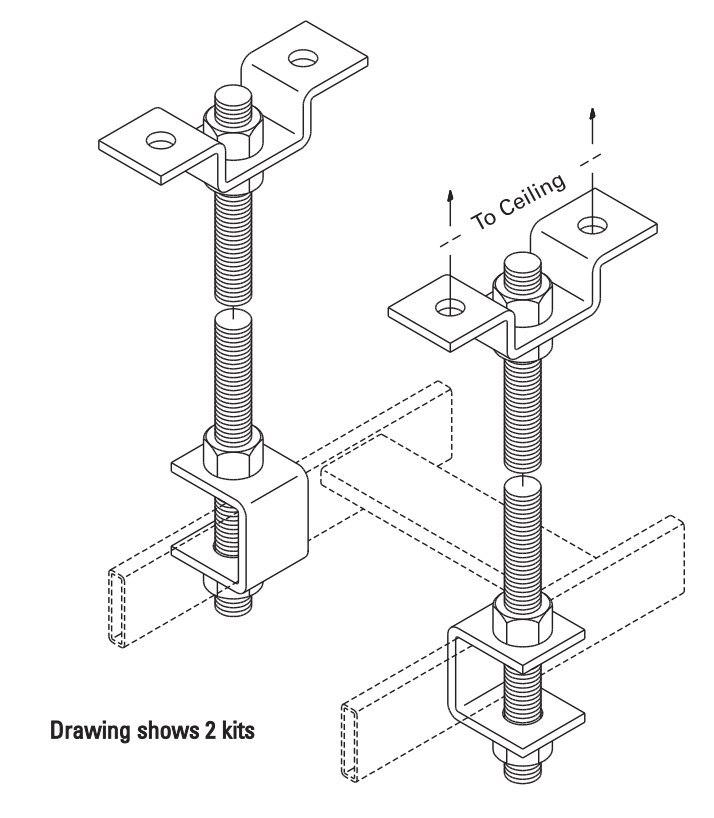 CHATSWORTH THREADED ROD CEILING KIT