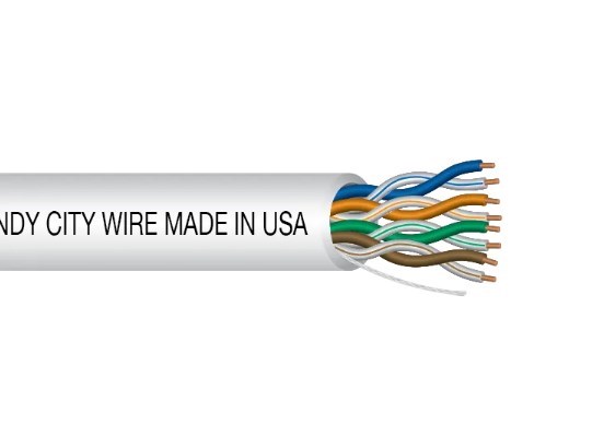 Cat6 - UNS SOL CMR - White - Single Data Run