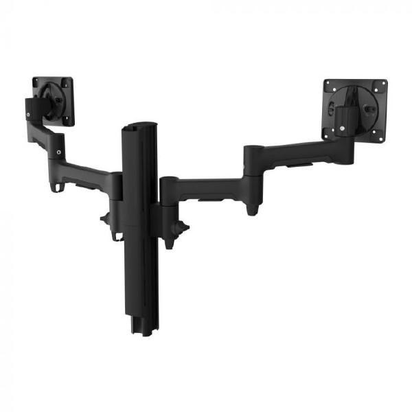 Atdec Mounting Arm for Monitor, Flat Panel Display, Curved Screen Display - Black