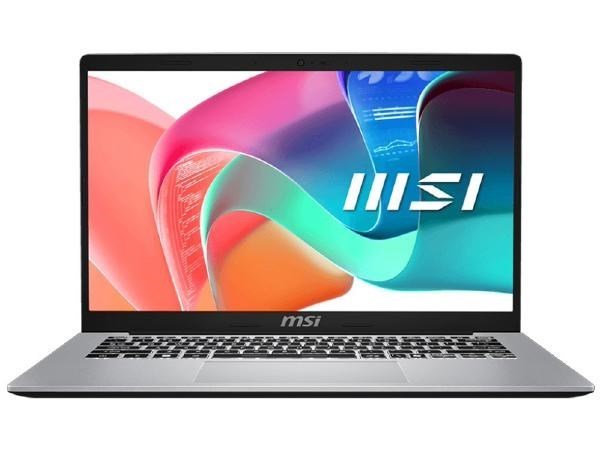 Msi 9S7-14S113-081 Modern 14 F1M -Intel I5 120U / 16GB 3200MHz / 512GB SSD / 14" FHD / W11P / Urban Silver / 1YR Warranty