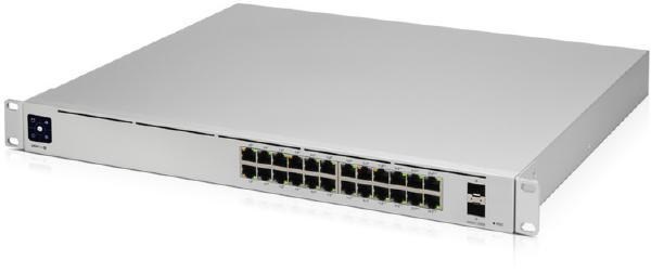 Ubiquiti Usw-24 Non-PoE Unifi Switch, Layer 2 With 24 Non-PoE And 2 SFP Ports, 1U Rackmountable ***Box Damage***
