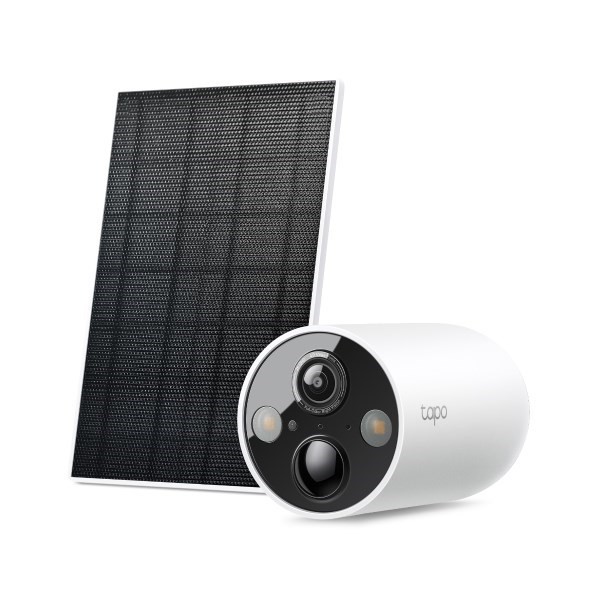 Tp-Link Tapo Kit Solar-Powered Security Camera Kit, 2K 4MP, Colour Night Vision, Ip66, 1YR