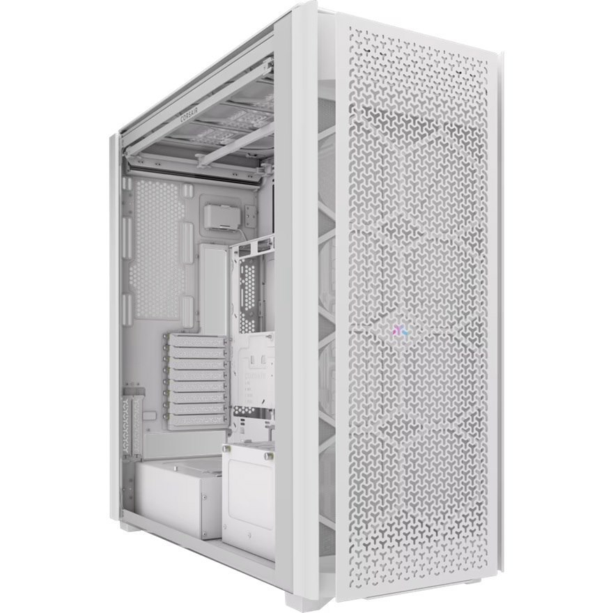 Corsair Icue Link 9000D RGB Airflow Super-Tower PC Case - White