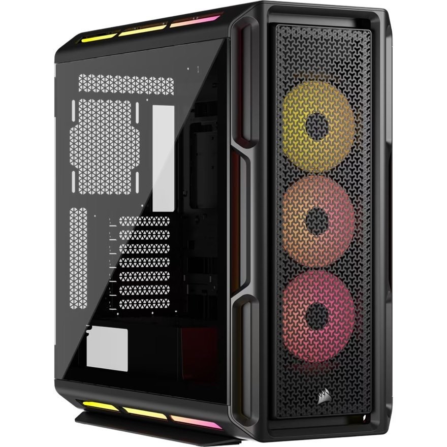Corsair Icue Link 5000T LX RGB Mid-Tower PC Case, Black