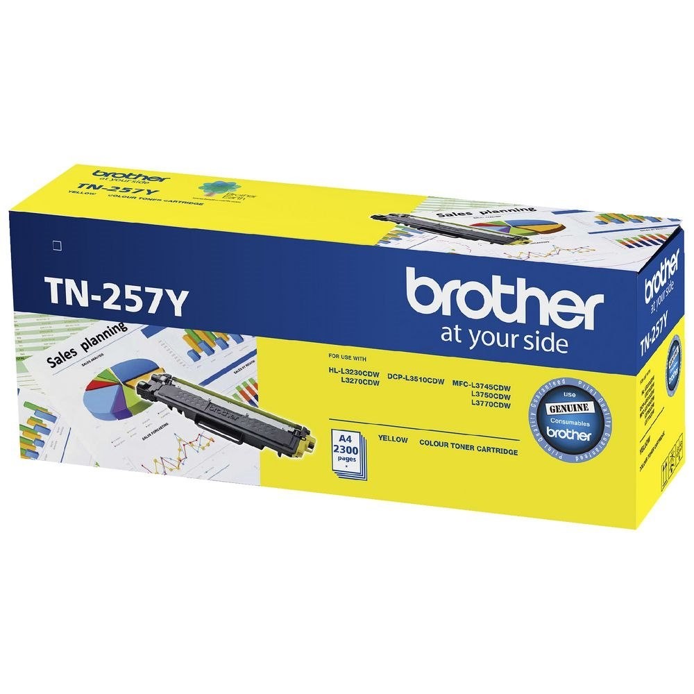 Brother Yellow High Yield Toner Cartridge To Suit HL-3230CDW/3270CDW/DCP-L3015CDW/MFC-L3745CDW/L3750CDW/L3770CDW (2,300 Pages)