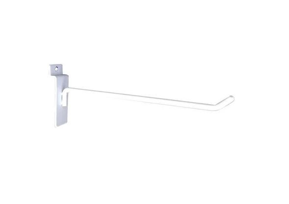 8Ware 32CM Universal Hooks Peg Board (Pack Of 10) For Slat Wall Grooved Panel For Retail Shop Cable Display Shelf - 32X26X20 CM For Cb8w-Displaystand2