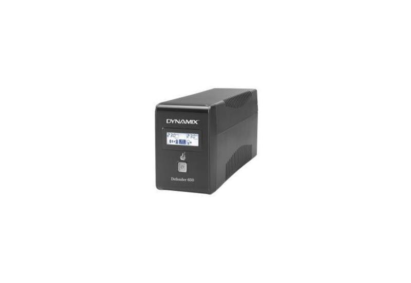 Dynamix Defender 650Va (390W) Line Interactive Ups, 936J Surge Protection, 2X NZ Power Sockets, Netguard Smart Monitoring. LCD Status Display.