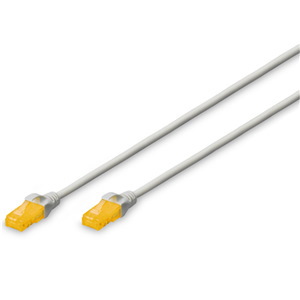 Digitus Utp Slim Cat6 Patch Lead - 0.25M Grey