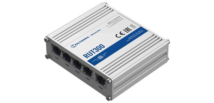 Teltonika Rut300 Industrial 5 Port Ethernet Router