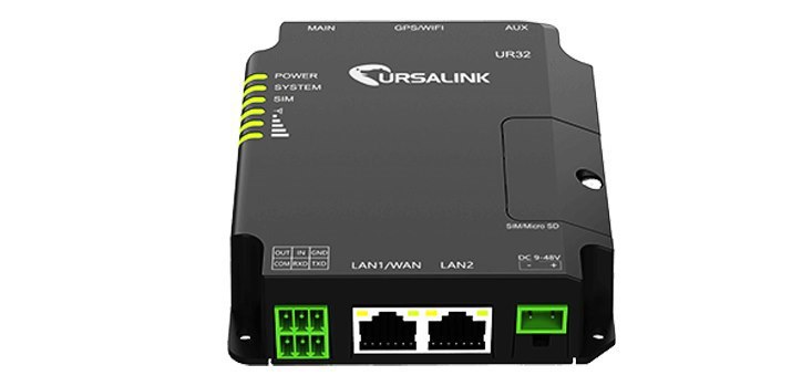 Milesight Ur32 Industrial 3G/4G/Lte PoE Din Mountable Router With I/O, Serial And Wi-Fi