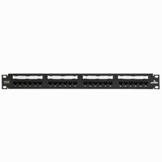 Cat 6 12 Port Patch Panel 110 568A/B with Wall Mounting Bracket