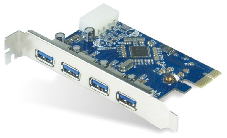 Astrotek 4X Ports Usb 3.0 PCIe Pci Express Add-On Card Adapter 5Gbps Windows XP/7/8/10 Server 2008 & Later Renesas 720201 Chipset Full Height