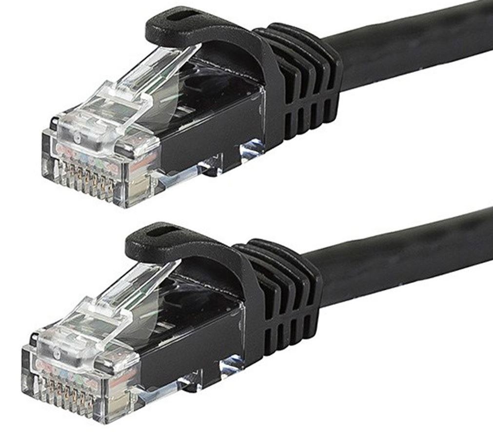 Astrotek Cat6 Cable 20M - Black Color Premium RJ45 Ethernet Network Lan Utp Patch Cord 26Awg Cu Jacket