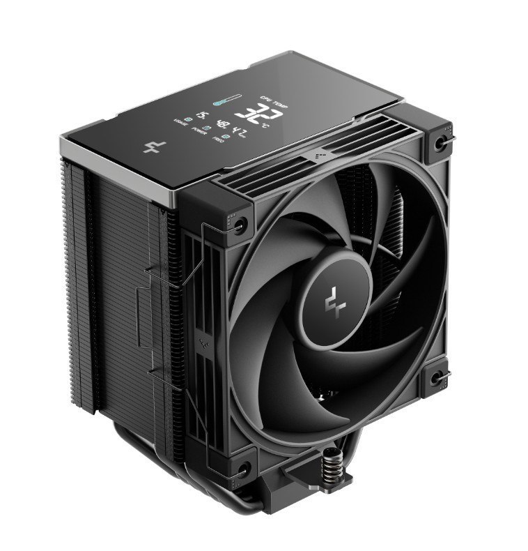 DeepCool Ak700 Digital NYX Ai Dynamic Adjustment Cpu Cooler, Digital Display, 7 Heat Pipes, 4-Pin PWM, Intel LGA1851/1700/1200/115x, Amd Am5/Am4