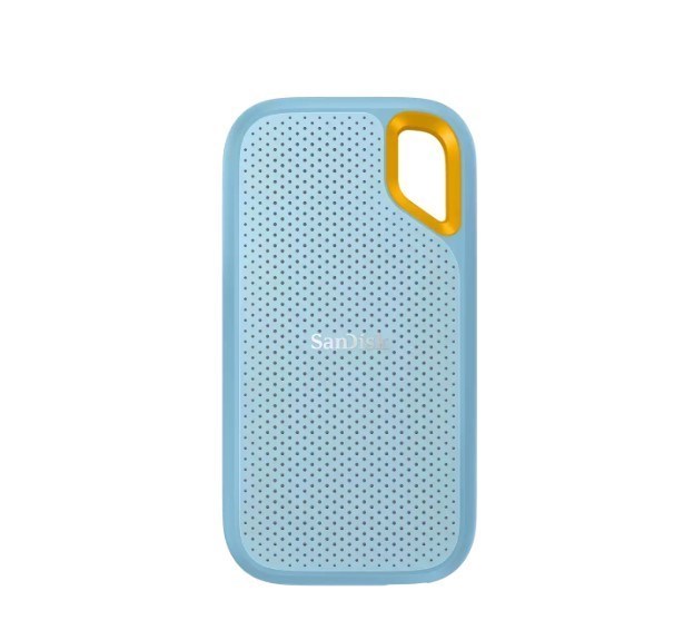 SanDisk Extreme 1TB External Portable SSD 1050MB/s Usb-C Water Proof 256-Bit Aes Encryption For PC Macbook PS4 PS5 Xbox One Android iPad (Sky Blue)