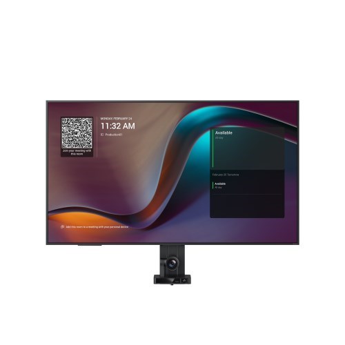 Yealink Ipy-Md-Md65 MeetingDisplay 65' 4K Uhd, Ips Panel, Anti-Glare, 500 Nits Brightness, Dual 12W Speakers, Wi-Fi 6 & Bluetooth 5.1