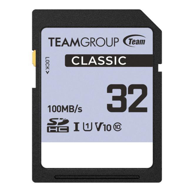 Team Group Classic 32GB SDHC Uhs-I U1 V10 Memory Card