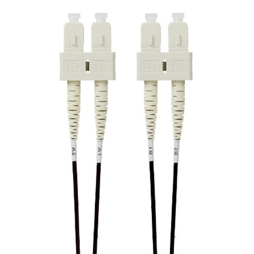 4Cabling 5M SC-SC Om4 Multimode Fibre Optic Patch Cable | Black