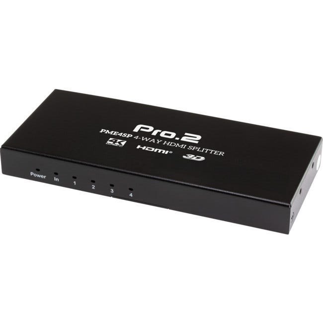 Pro2 4 Way Hdmi Splitter 1 In 4 Out