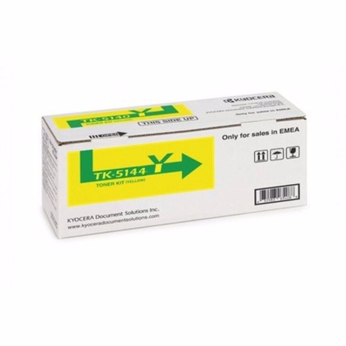 KYOCERA TONER KIT TK-5144Y - YELLOW FOR ECOSYS P6130CDN/M6030CDN/M6530CDN
