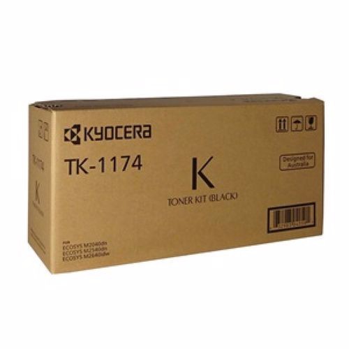 KYOCERA TONER KIT TK-1174 - BLACK FOR ECOSYS M2640IDW/M2540DN/M2040DN