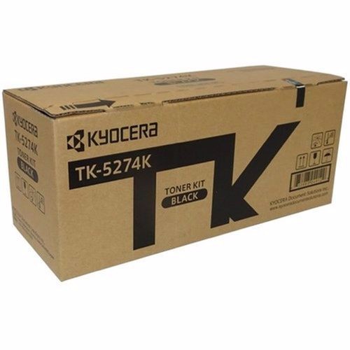KYOCERA TONER KIT TK-5274K - BLACK FOR ECOSYS M6630,M6230, P6230. APPROX - 8K PAGES YIELD