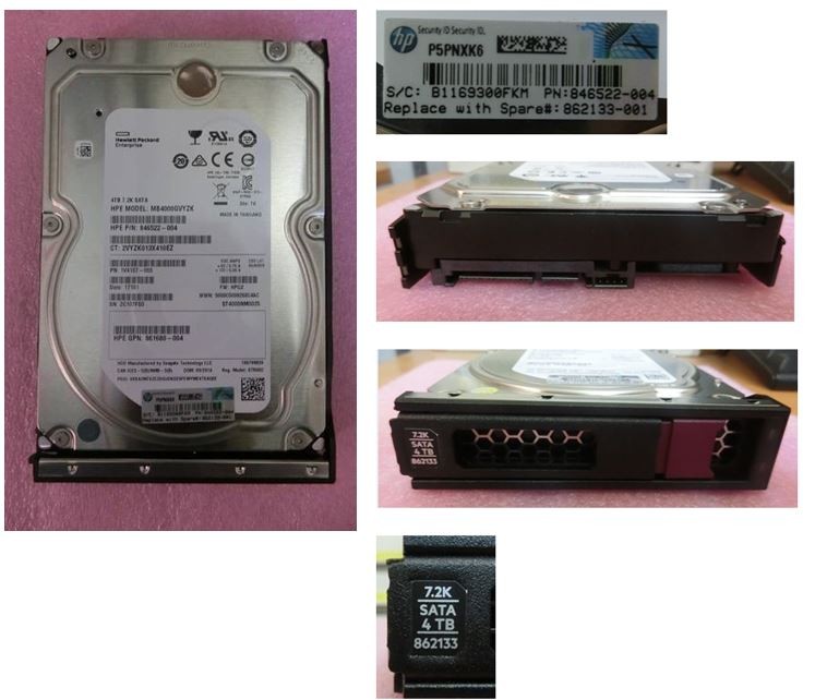 HPE 4TB SATA 7.2K LFF LP DS HDD