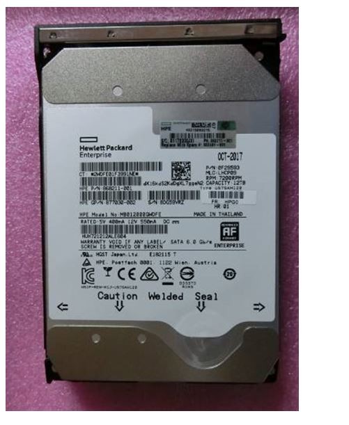 HPE 12TB SATA 7.2K LFF LP He 512e DS HDD
