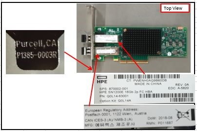 HPE SN1200E 16Gb 2p FC HBA