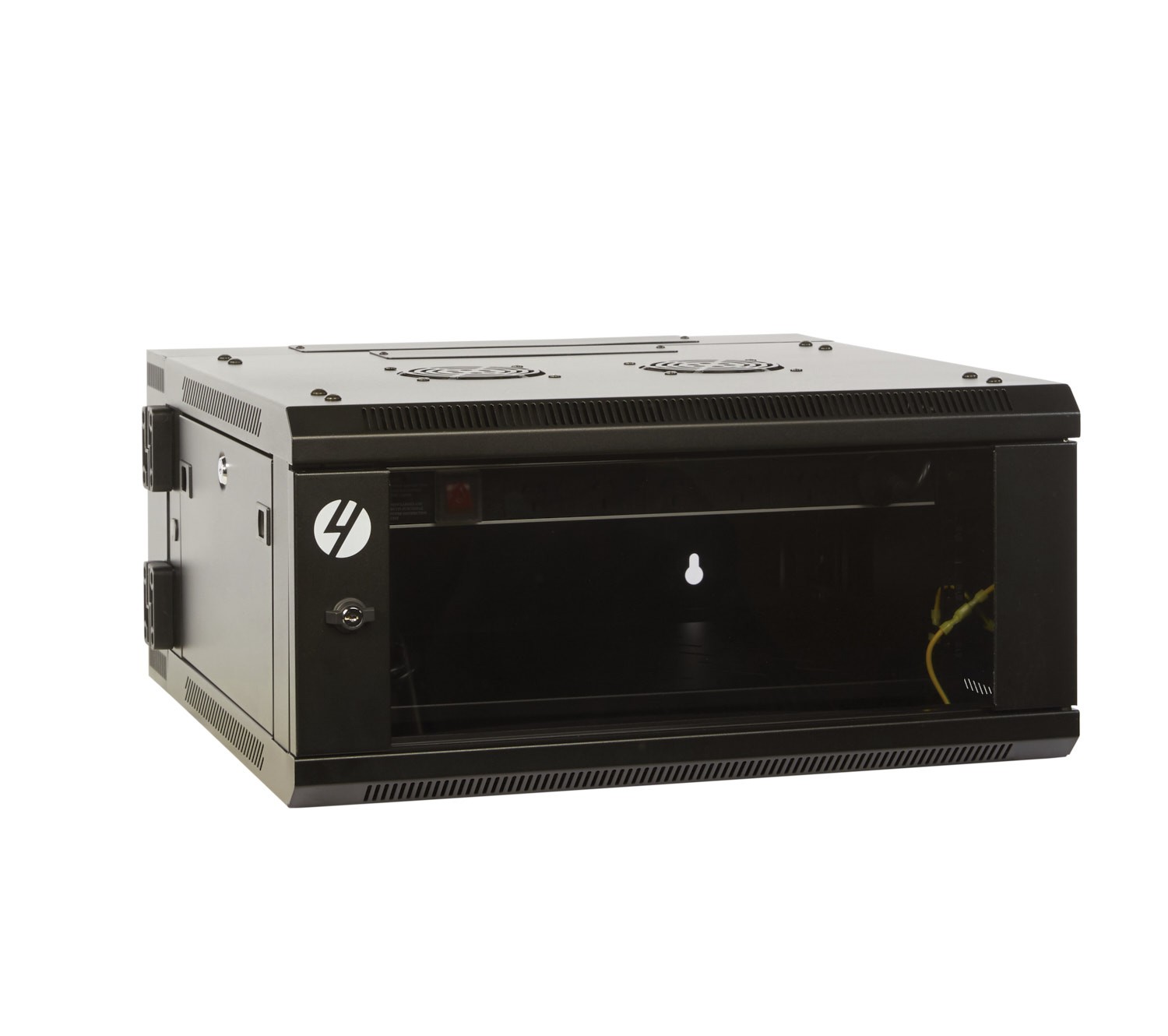 4Cabling 4RU 600mm Wide x 600mm Deep Hinged Wall Mount Server Rack