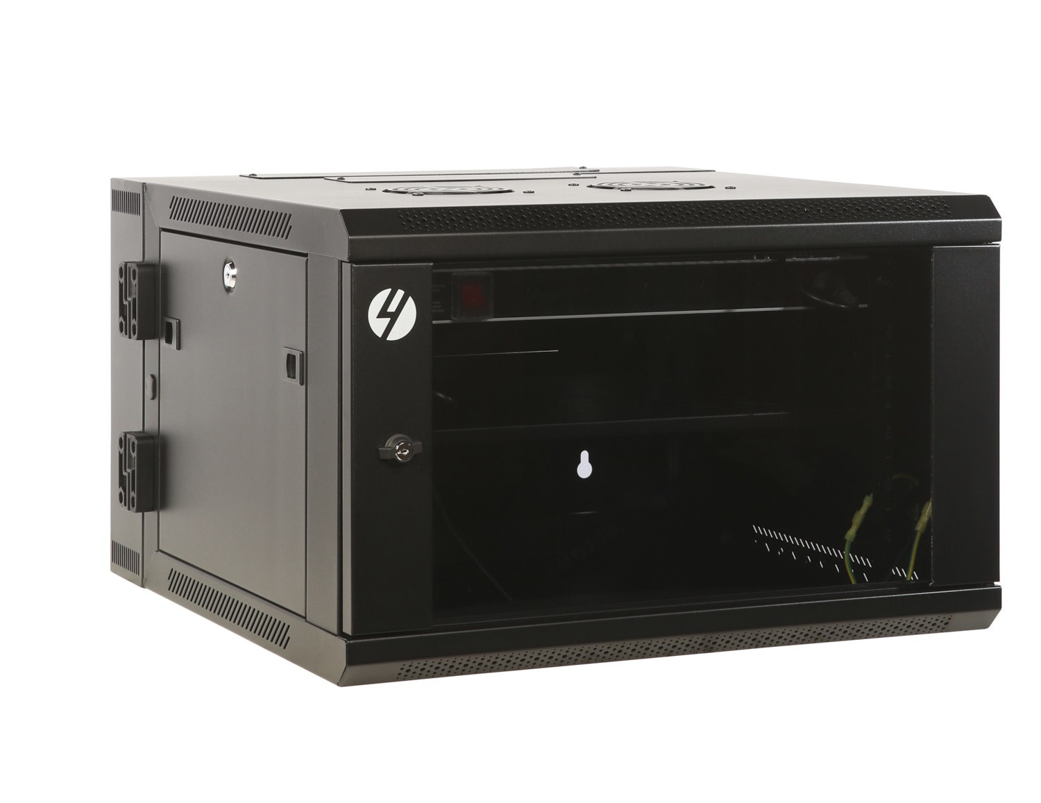 4Cabling 6RU 600mm Wide x 600mm Deep Hinged Wall Mount Server Rack