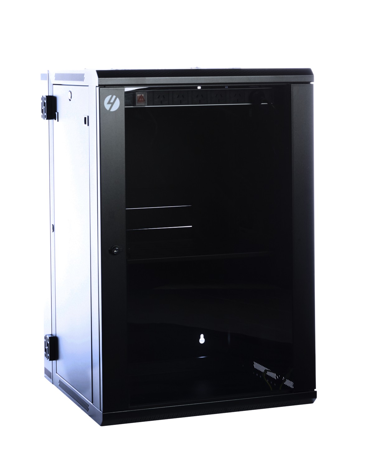 4Cabling 18RU 600mm Wide x 600mm Deep Hinged Wall Mount Server Rack