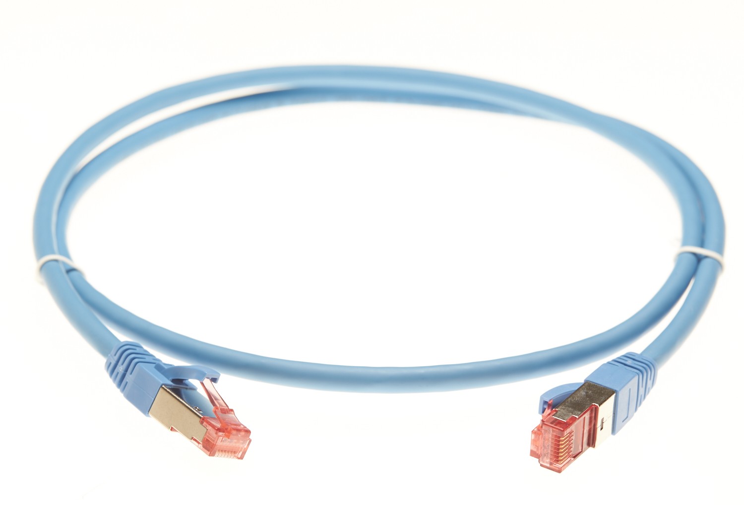 0.5m CAT6A S/FTP LSZH Ethernet Network Cable | Blue