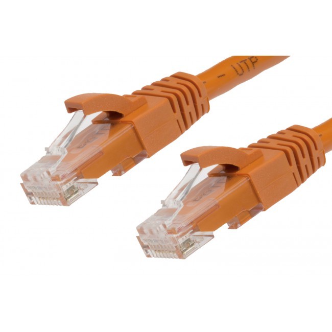 4Cabling 2M Cat 5E Ethernet Network Cable. Orange