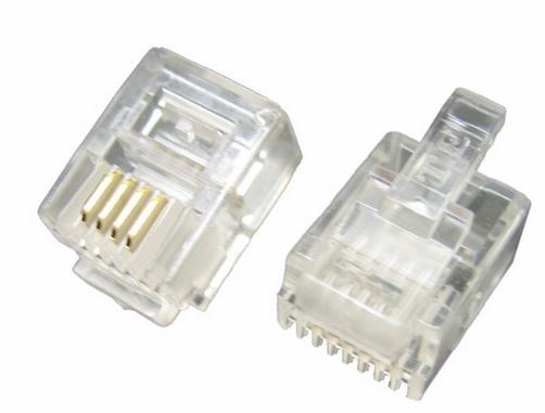 4Cabling RJ12 6P4C Crimp Plug - Stranded - 10 Pack