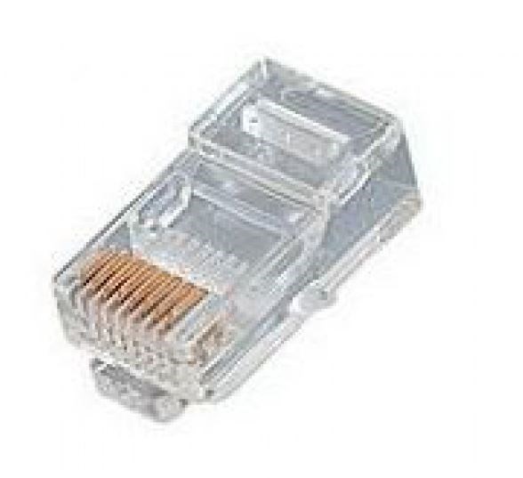 4Cabling 8 Position Stranded RJ45 Cat 5E Crimp Plug 100 Pack