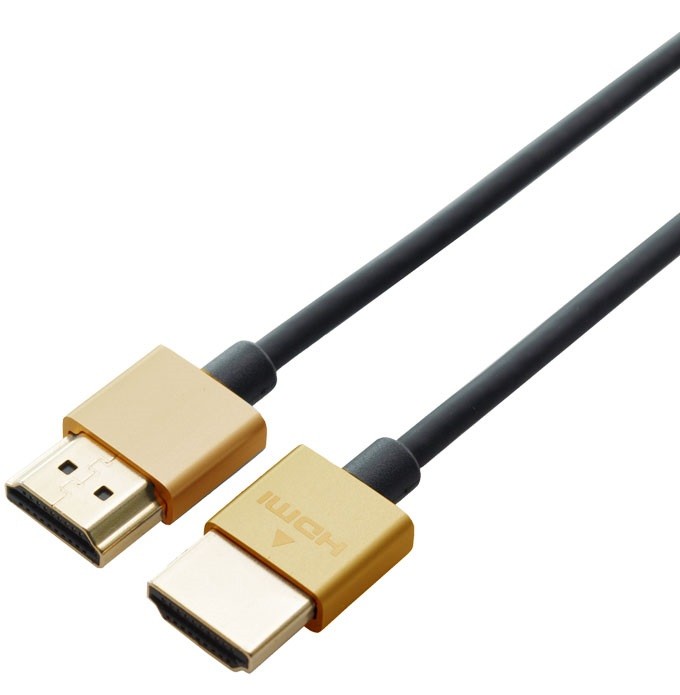 4Cabling 2M Hdmi Cable V2.0 High Speed With Ethernet: Ultra Slim Round Series