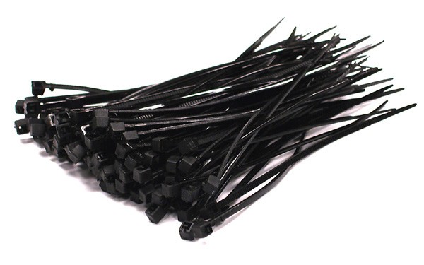 Cable Ties - Nylon 157mm(L) x 4.6mm (W) Black | Bag of 100