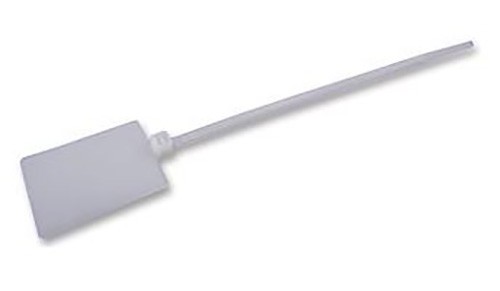 Cable Tie 130 x 2.5mm w/ Marker Panel 28 x 20mm | Natural 100 pack