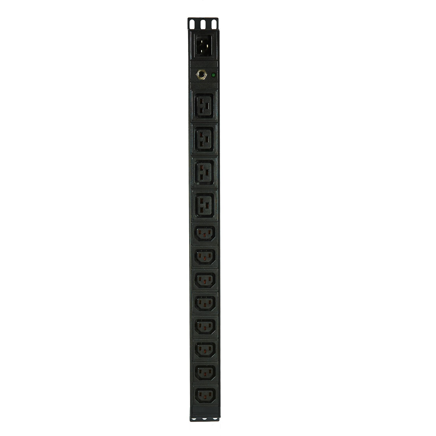 Vertical 19" 12 Way PDU Rack Mount Power Rail