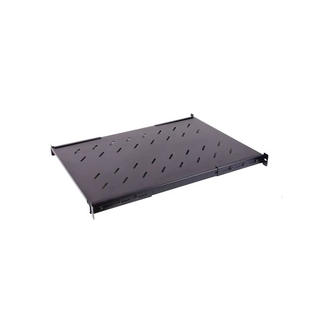 4Cabling 1RU Universal Fixed Shelf for Server Racks with Rail to Rail Depth up to 630mm