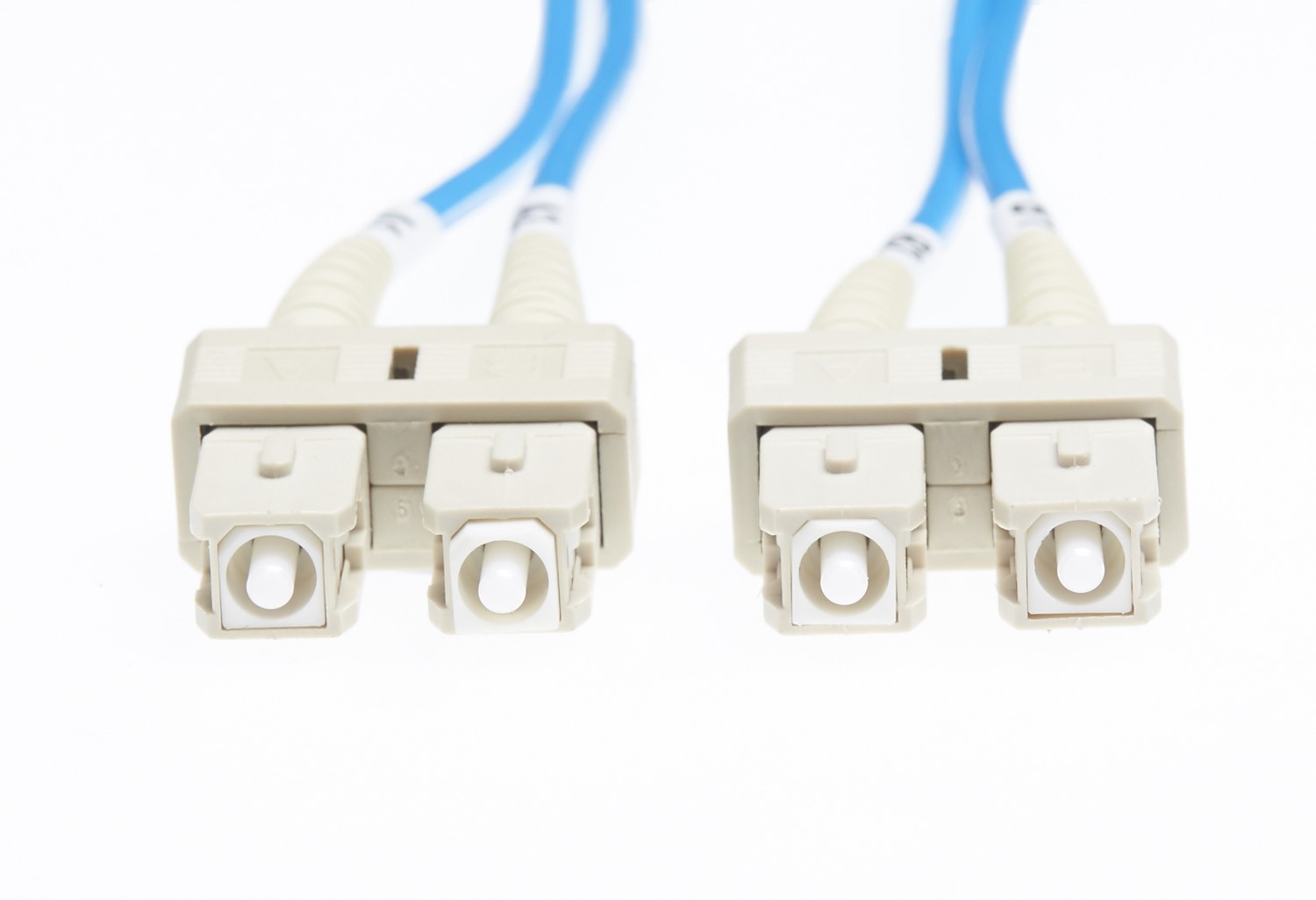 10m SC-SC OM1 Fibre Optic Cable Duplex LSZH Patch Lead | Blue