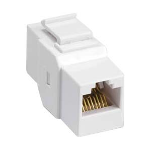 CAT6 RJ45 Snap In Keystone Coupler | 10 Pack White